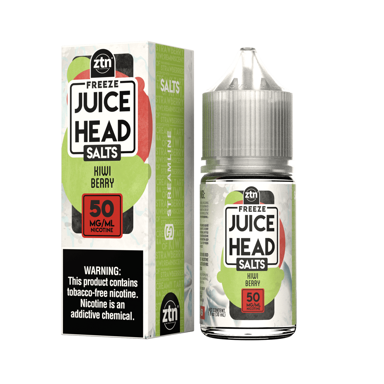 Juice Head ZTN Salt: Kiwi Berry Freeze