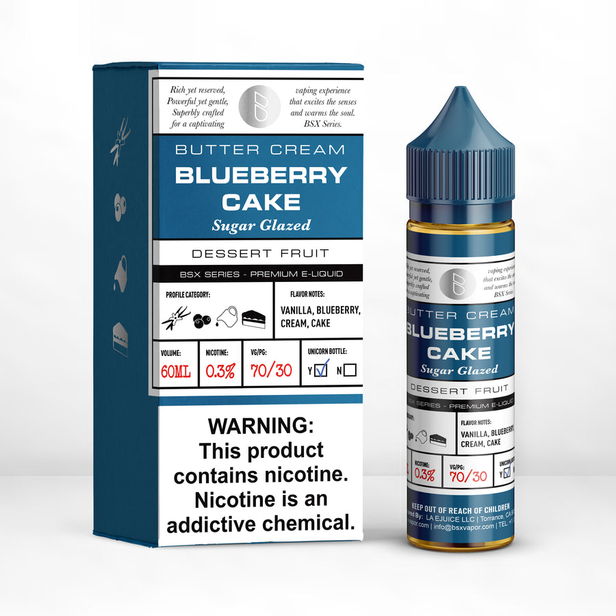 Glas BSX: Blueberry Cake