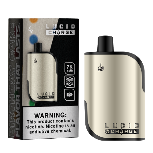 Lucid Charge: Birthday Cake Disposable Vape in Vacaville