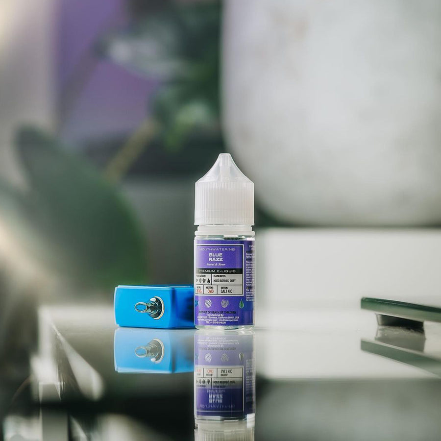 Glas BSX Salt: Blue Razz Nicotine Salt E-Liquid in Vacaville