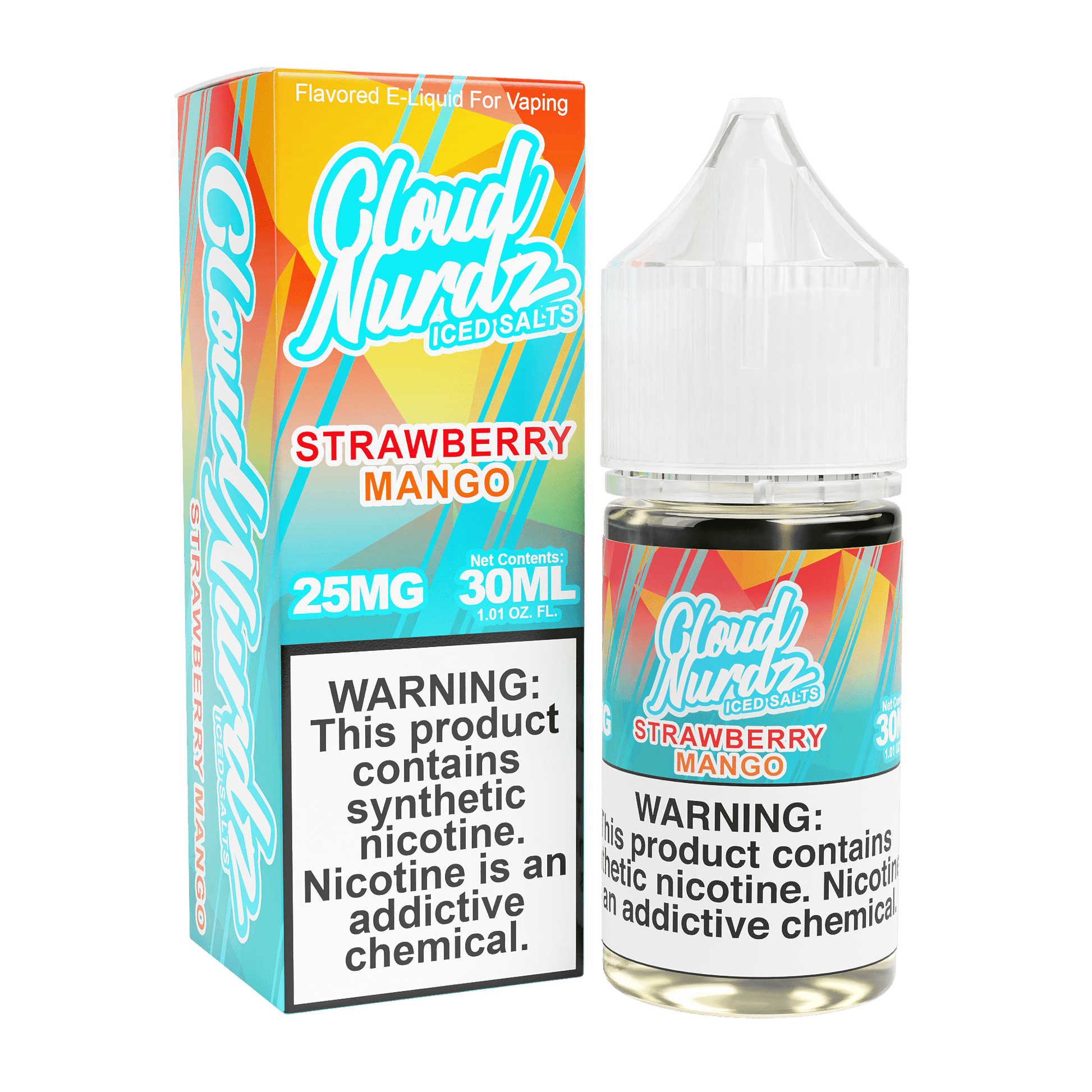 Cloud Nurdz Salt: Iced Strawberry Mango E-Liquid in Vacaville