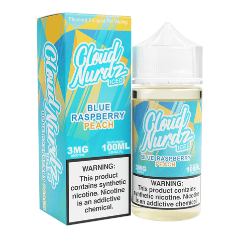 Cloud Nurdz Iced: Peach Blue Raspberry