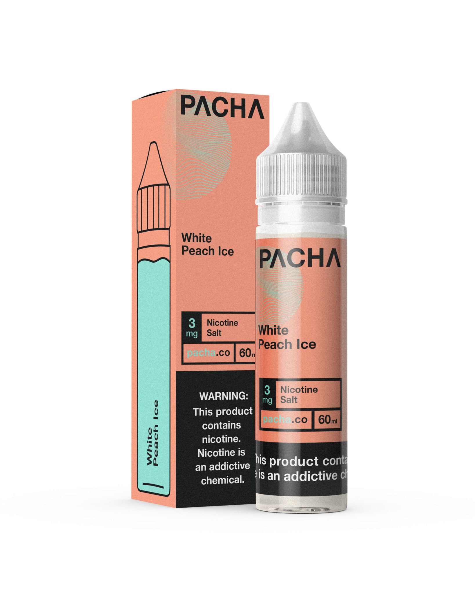 Pacha SYN: White Peach Ice Vape E-Liquid