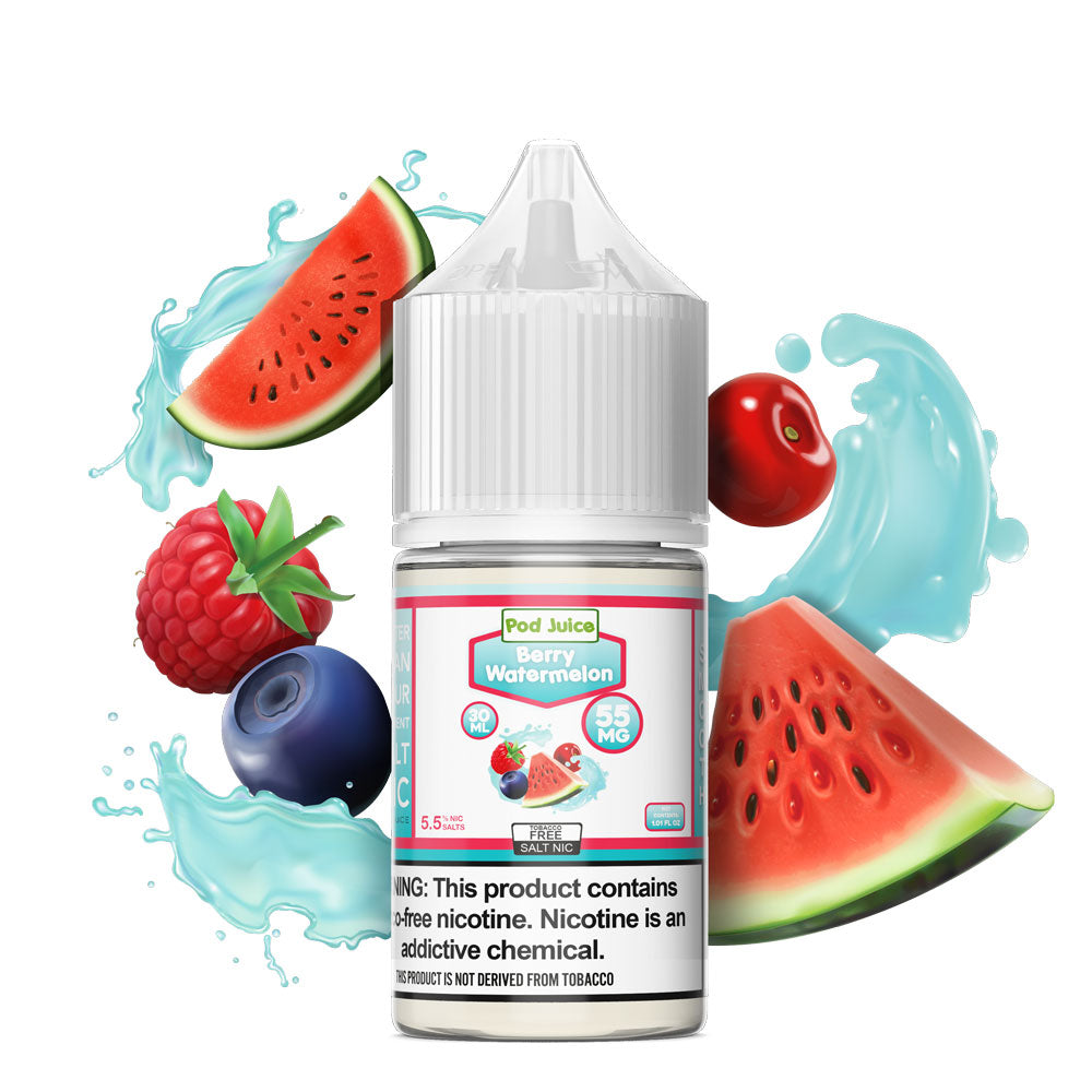 Pod Juice Salt: Berry Watermelon E-Liquid in Vacaville