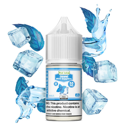 Pod Juice Salt: Jewel Mint Sapphire