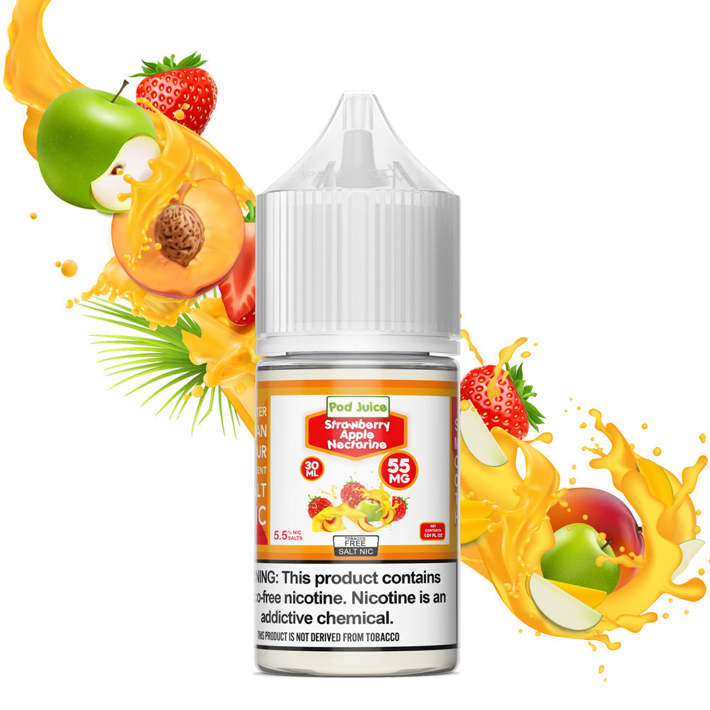Pod Juice Salt: Strawberry Apple Nectarine E-Liquid in Vacaville