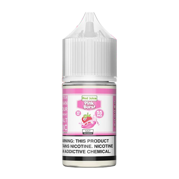 Pod Juice Salt: Pink Burst Chew Vape E-Liquid in Vacaville