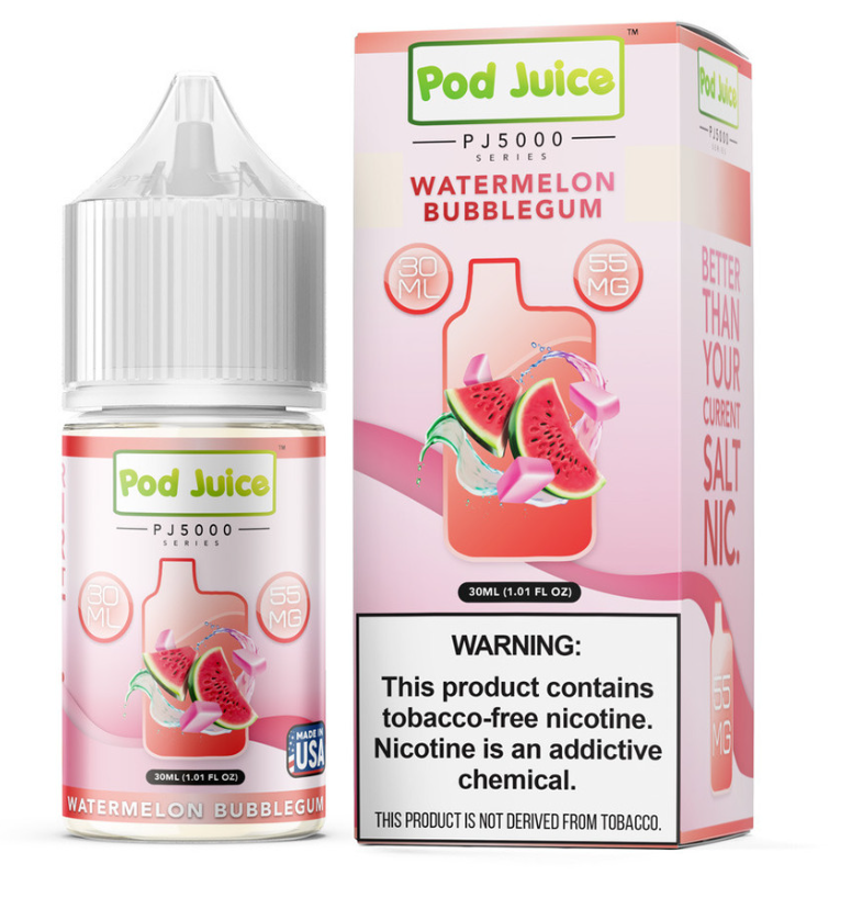 Pod Juice Salt: Watermelon Bubblegum
