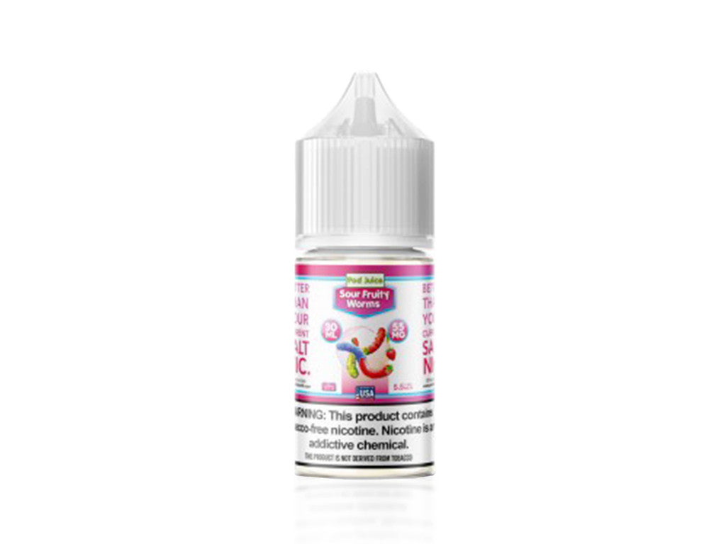 Pod Juice Salt: Sour Fruity Worms Nic-Salt in Vacaville