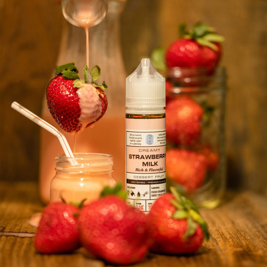 Glas BSX: Strawberry Milk Vape -E-Juice in Vacaville