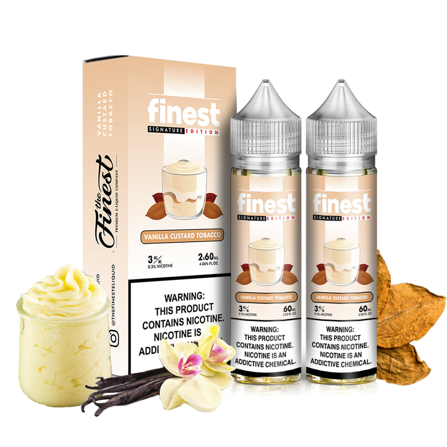 The Finest: Vanilla Custard Tobacco E-Liquid in Vacaville