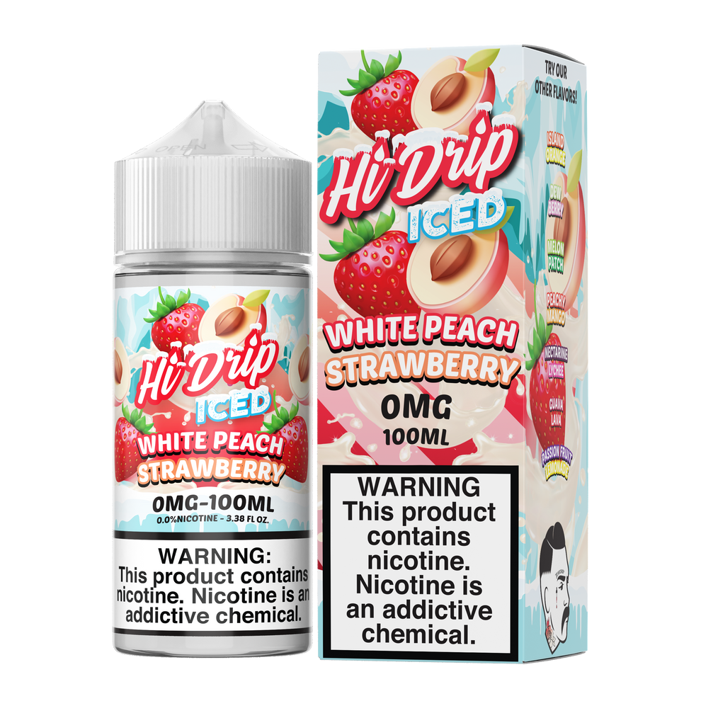 Hi-Drip Iced: White Peach Strawberry