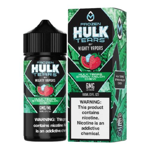 Mighty Vapors: Frozen Hulk Tears Straw-melon Chew