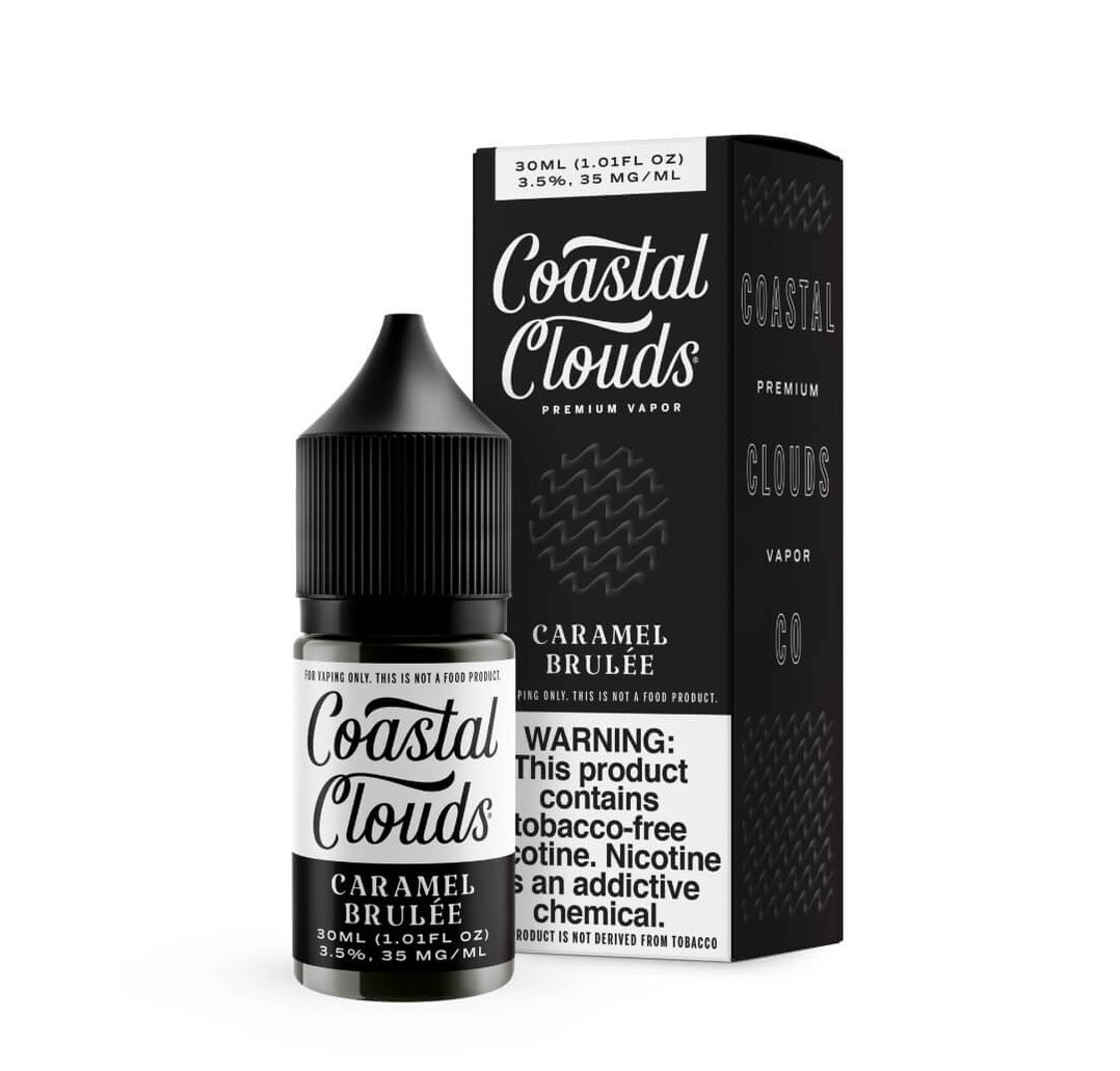 Coastal Clouds Salt: Caramel Brulee Vape E-Liquid