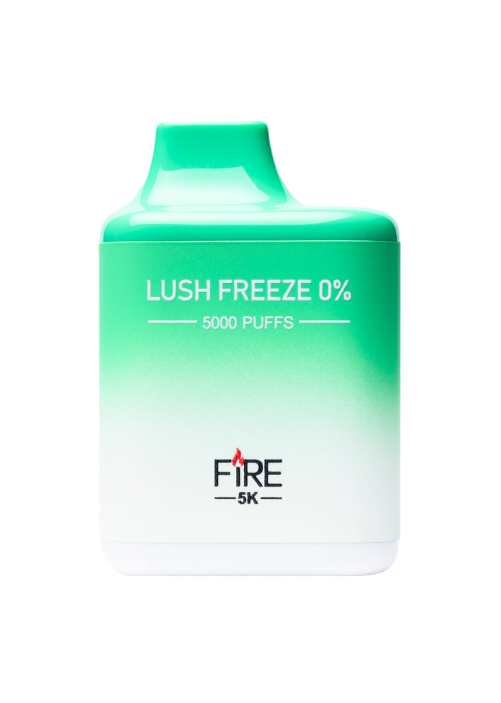 Fire Zero 5K: Lush Freeze Zero Nic Dispsoable Vape 