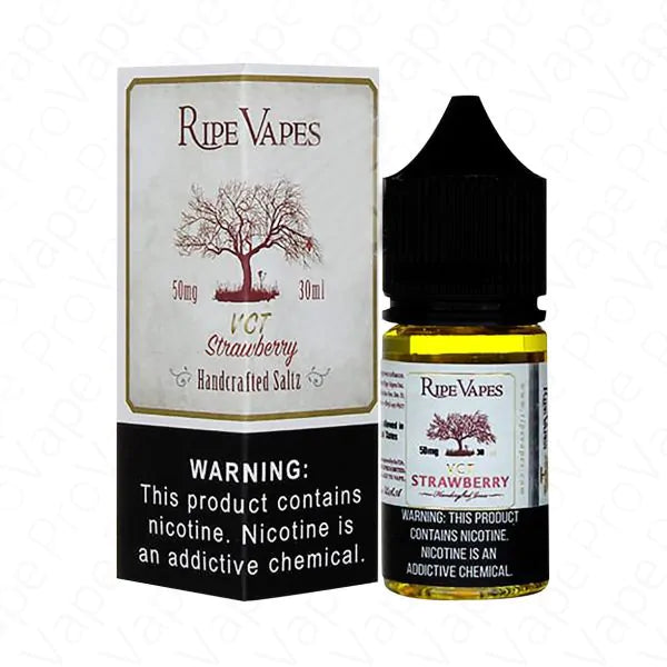 Ripe Vapes VCT: Strawberry Salt-Nic Vape Liquid