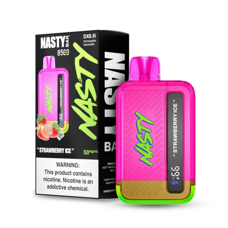 Nasty Bar DX8.5i - Strawberry Ice - Rechargeable Vape