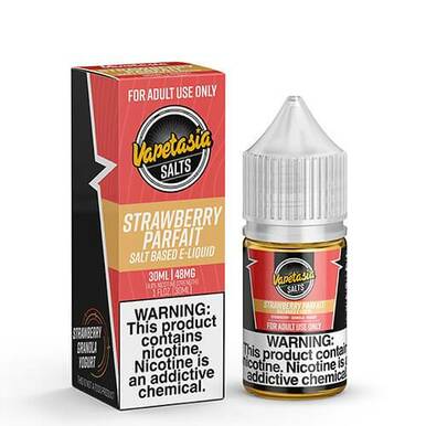 Vapetasia Salt: Strawberry Parfait Saltnic E-Liquid in Vacaville