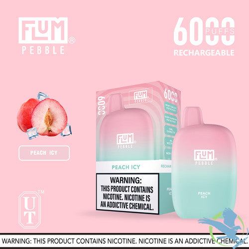 Flum Pebble: Peach Icy